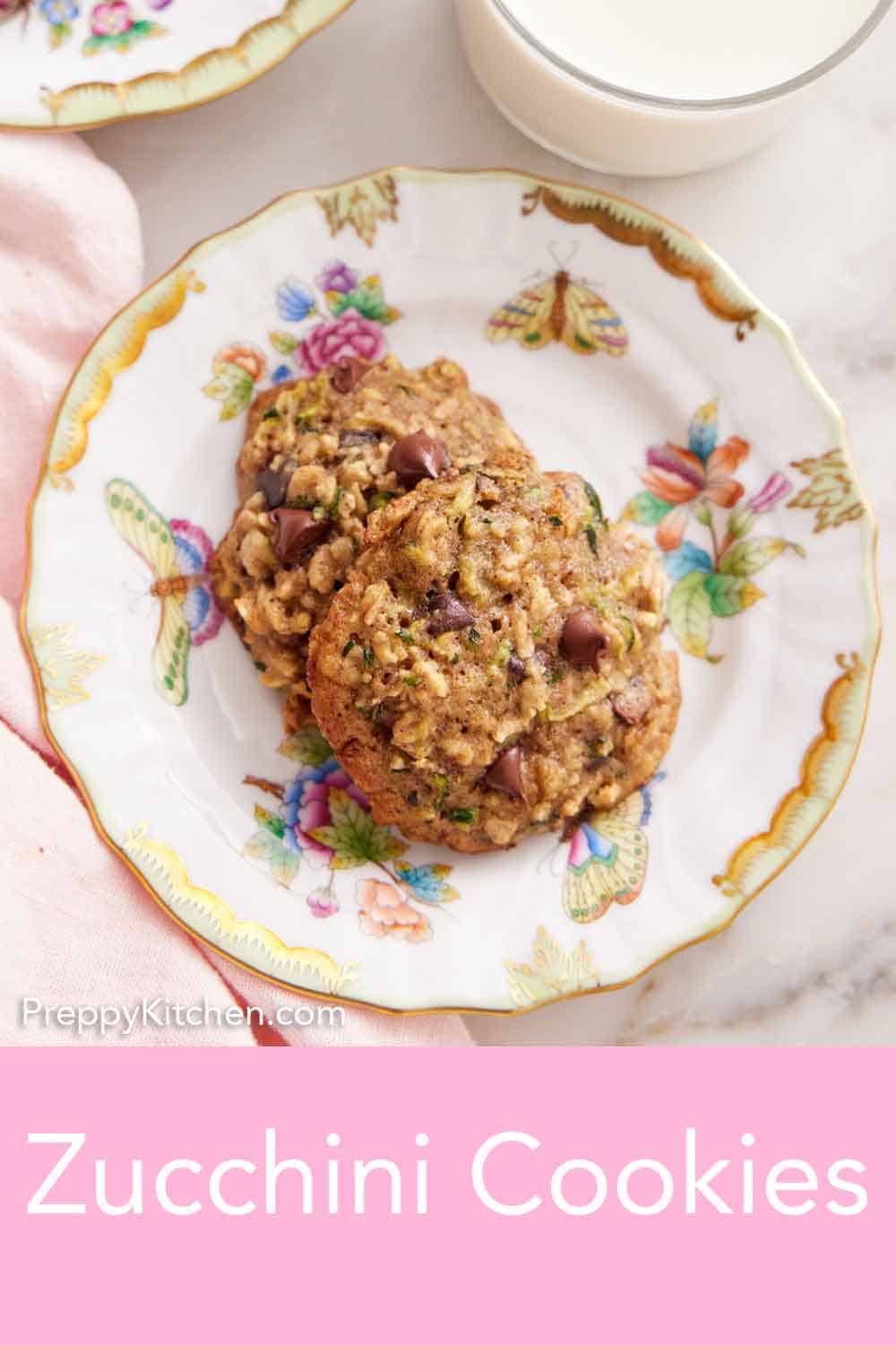 Zucchini Cookies - Preppy Kitchen