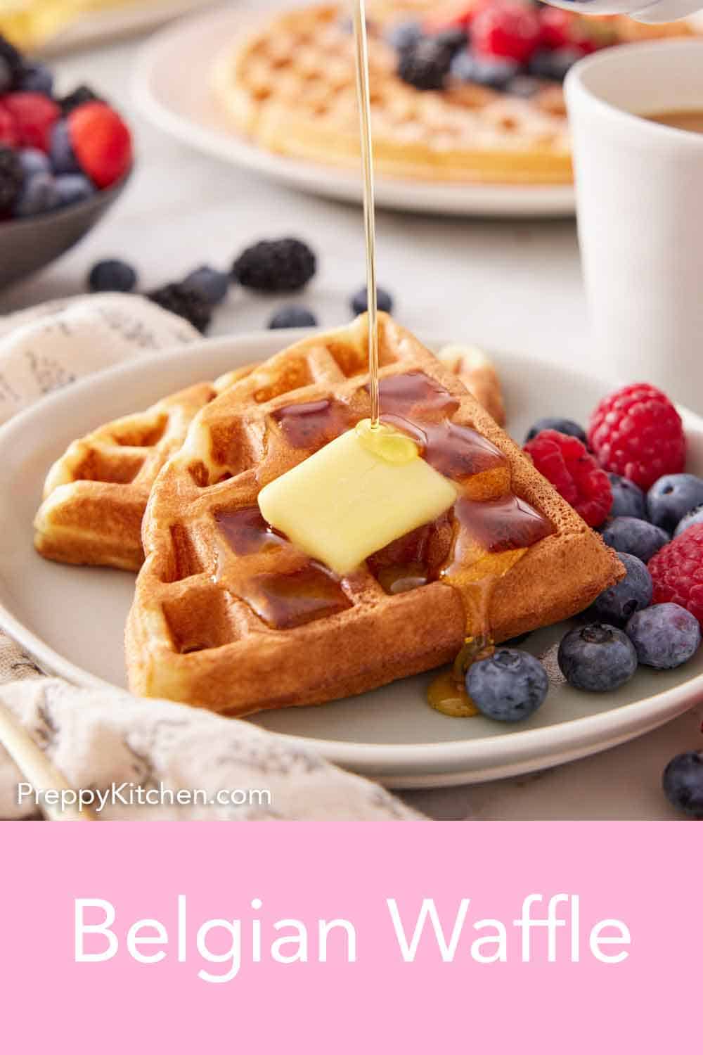 Belgian Waffles - Preppy Kitchen