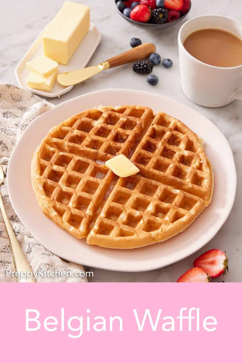 Belgian Waffles - Preppy Kitchen