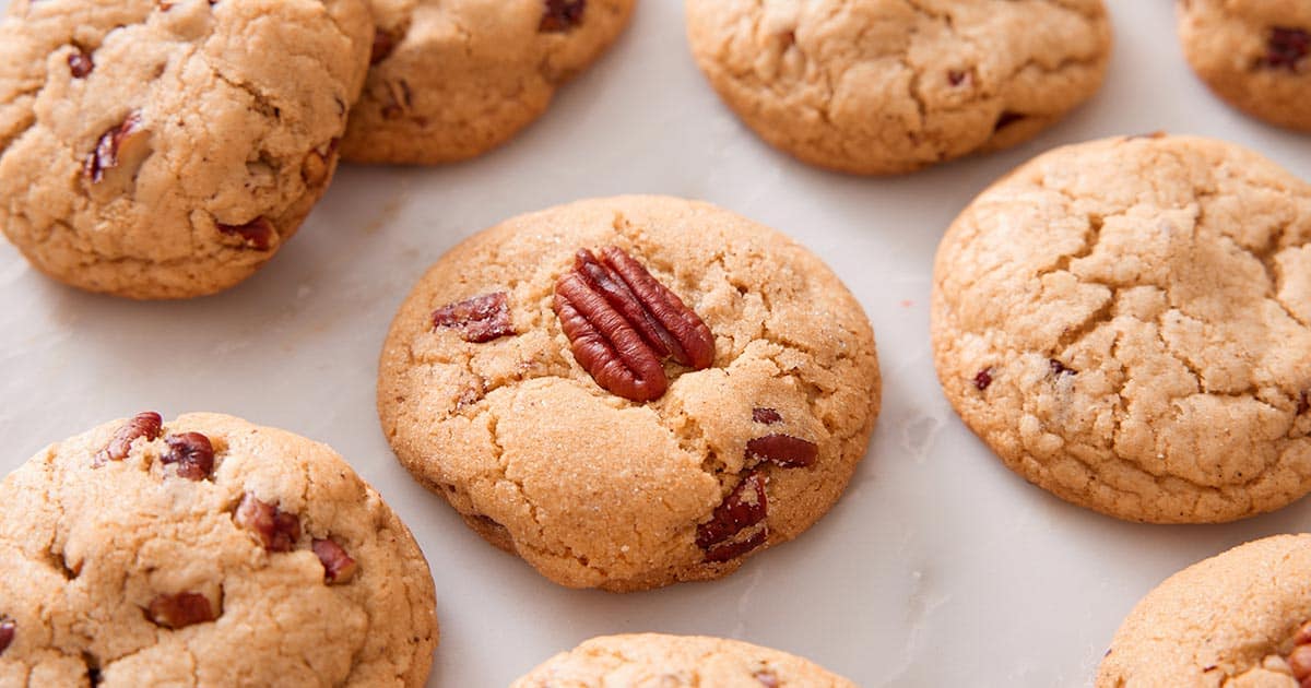 Butter Pecan Cookies [preppykitchen.com]