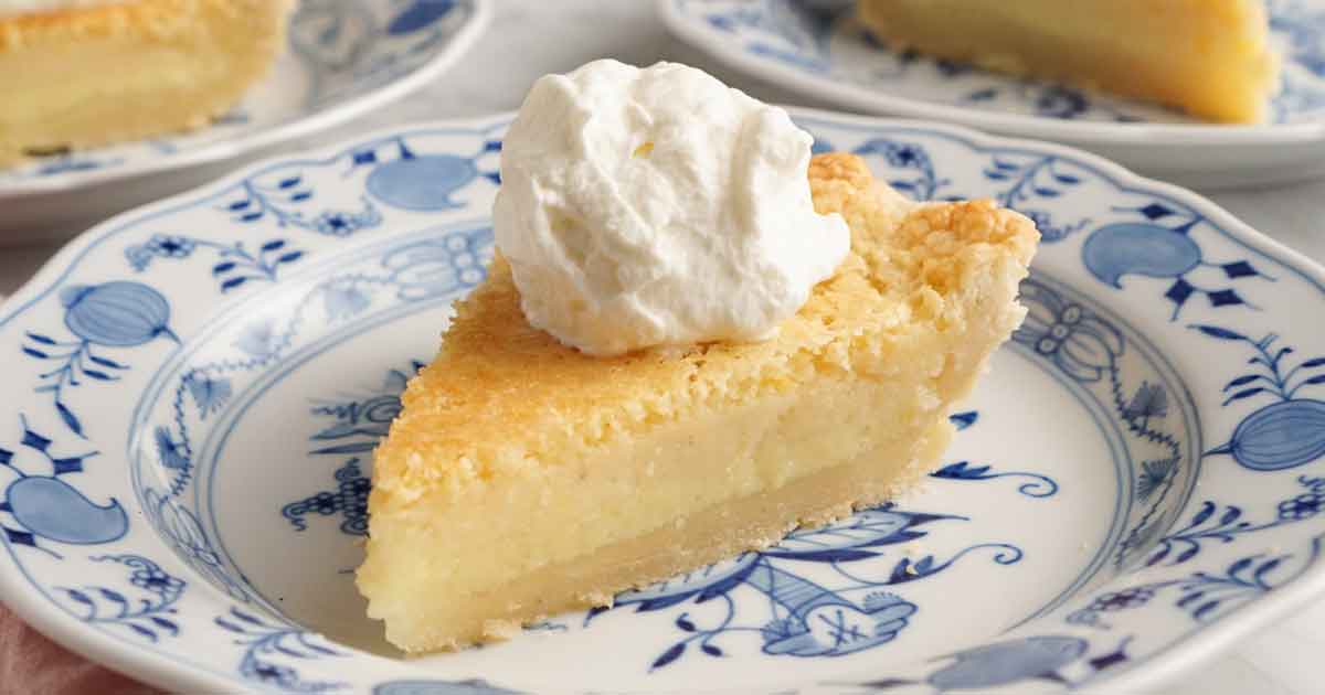 Buttermilk Pie Preppy Kitchen