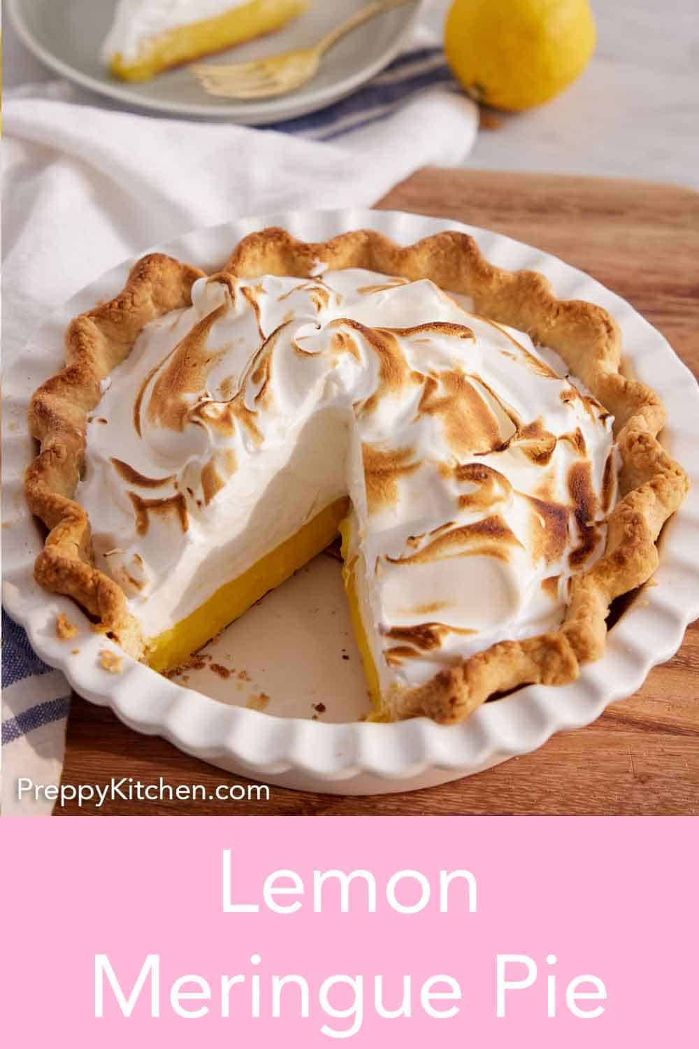 Lemon Meringue Pie Recipe - Preppy Kitchen