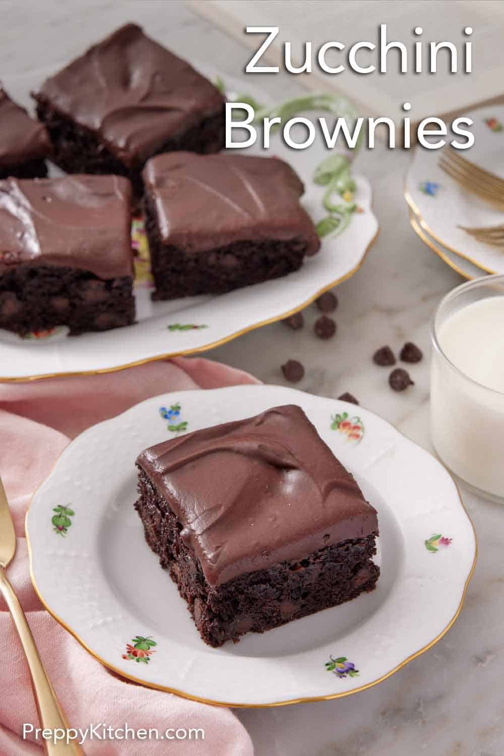 Zucchini Brownies Preppy Kitchen