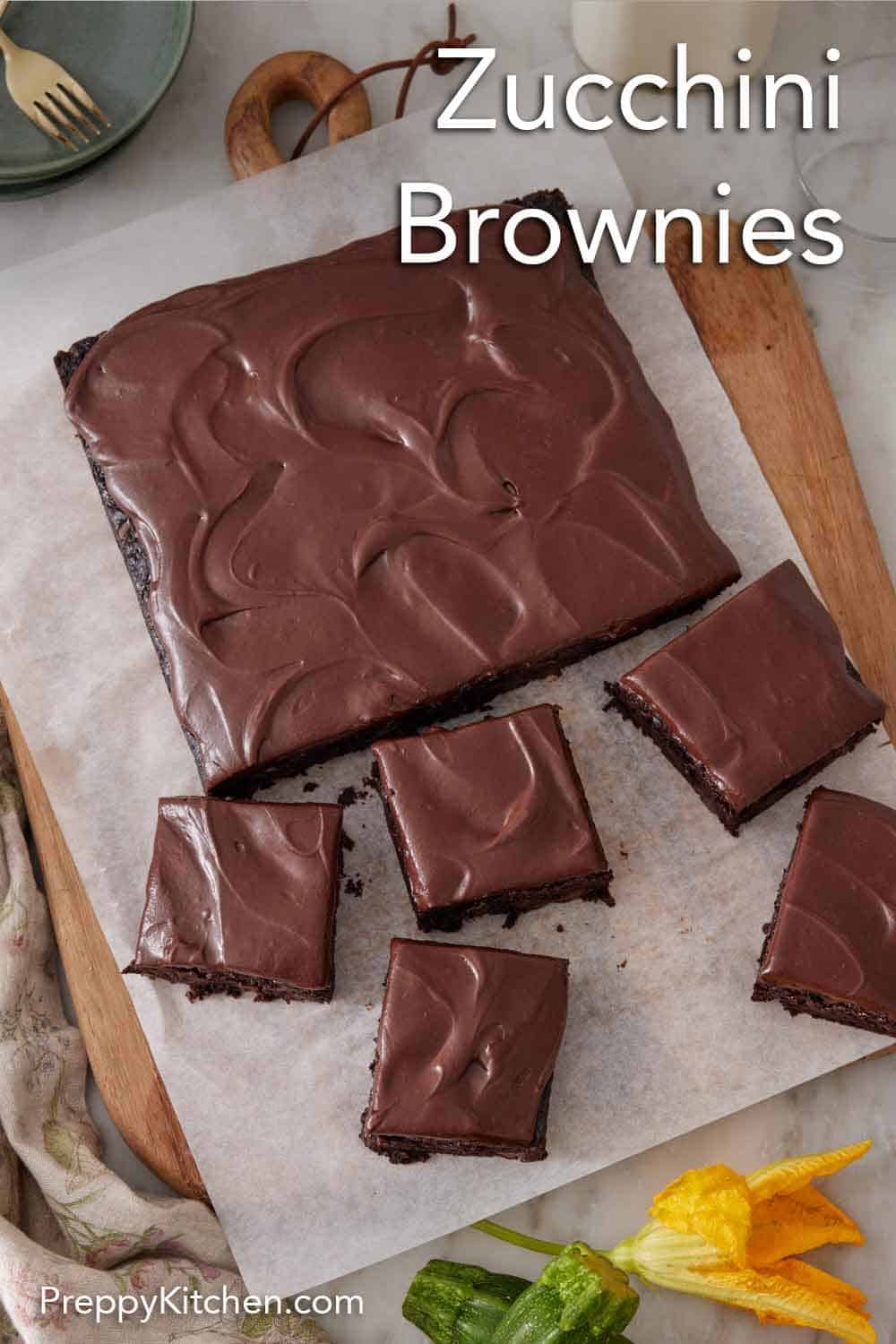 Zucchini Brownies Preppy Kitchen