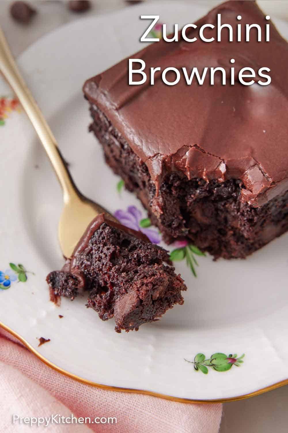 Zucchini Brownies Preppy Kitchen