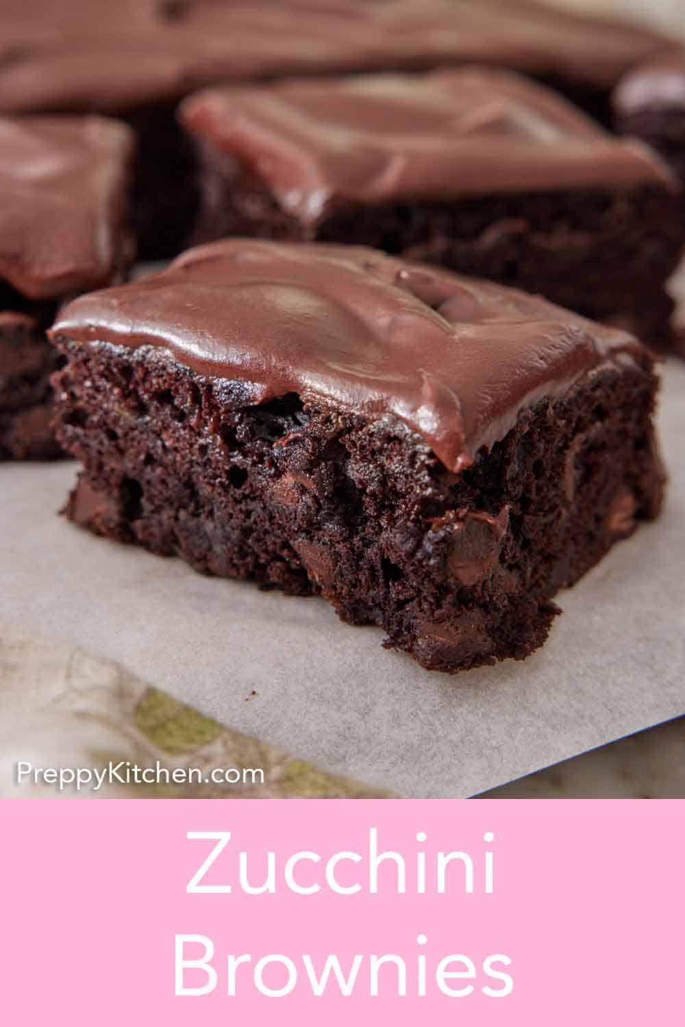 Zucchini Brownies Preppy Kitchen
