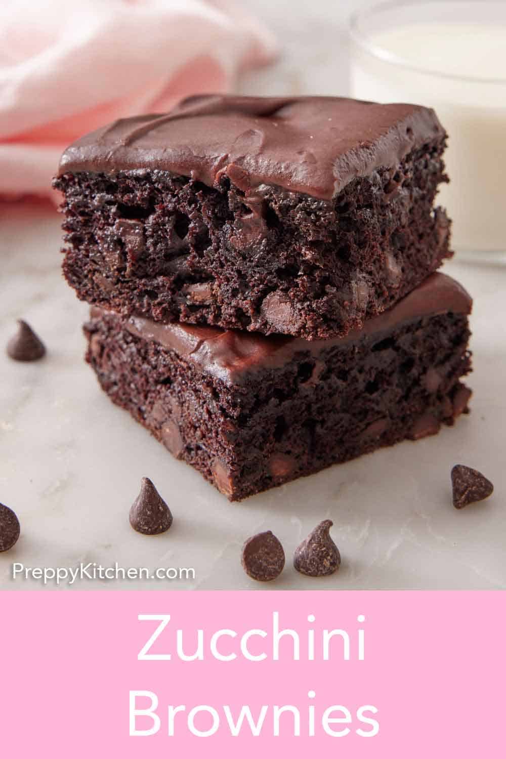 Zucchini Brownies - Preppy Kitchen