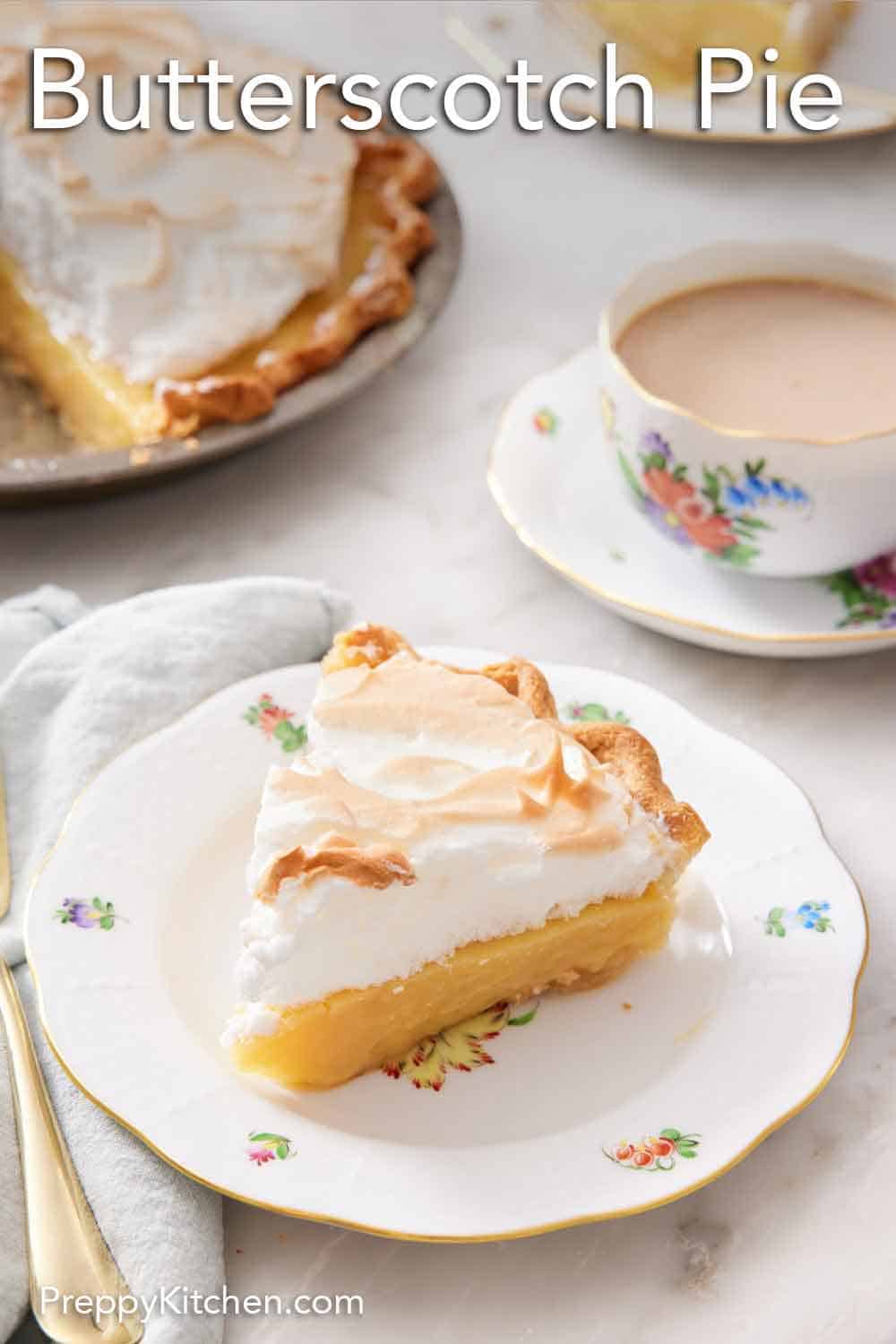 Butterscotch Pie Preppy Kitchen