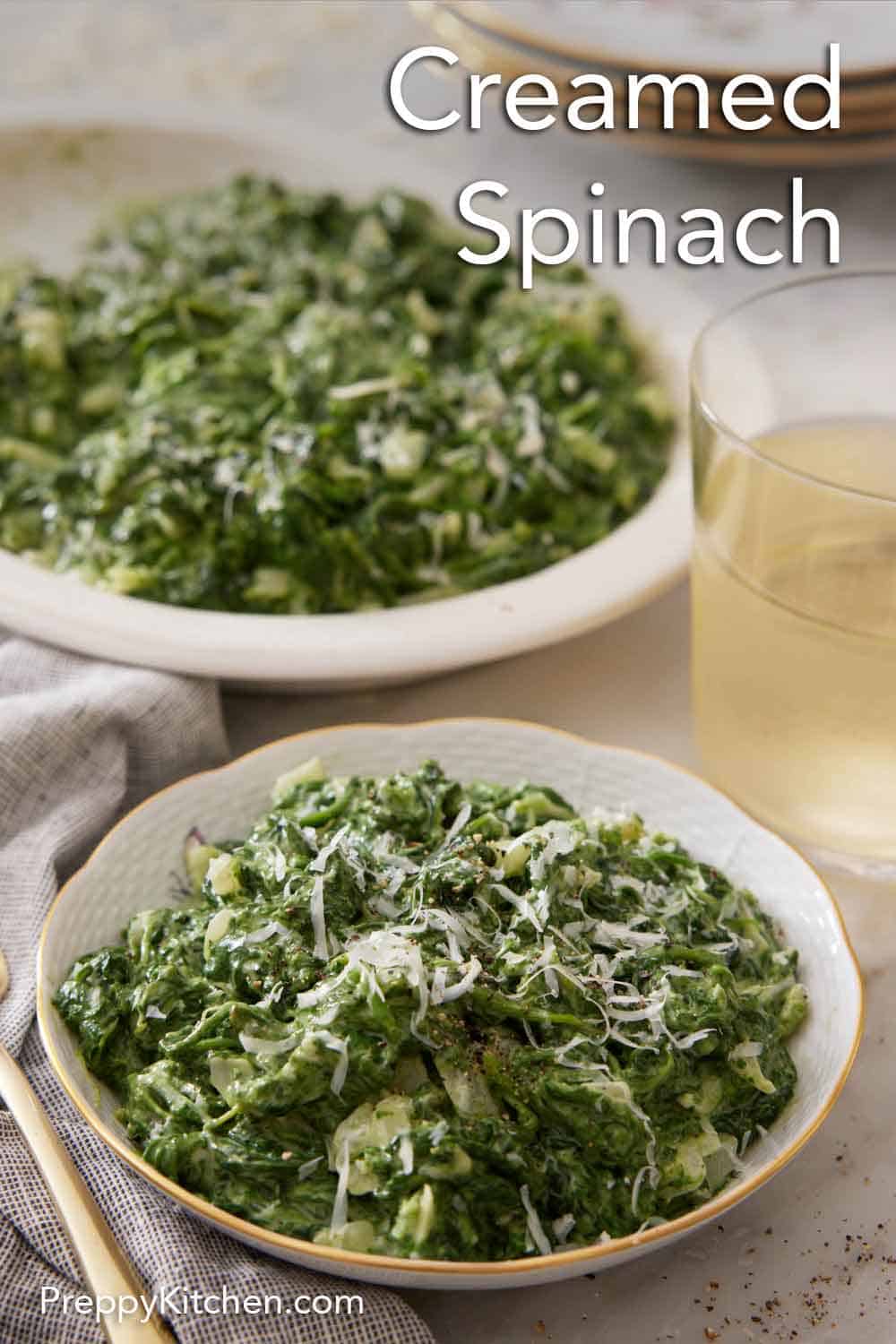 Creamed Spinach - Preppy Kitchen
