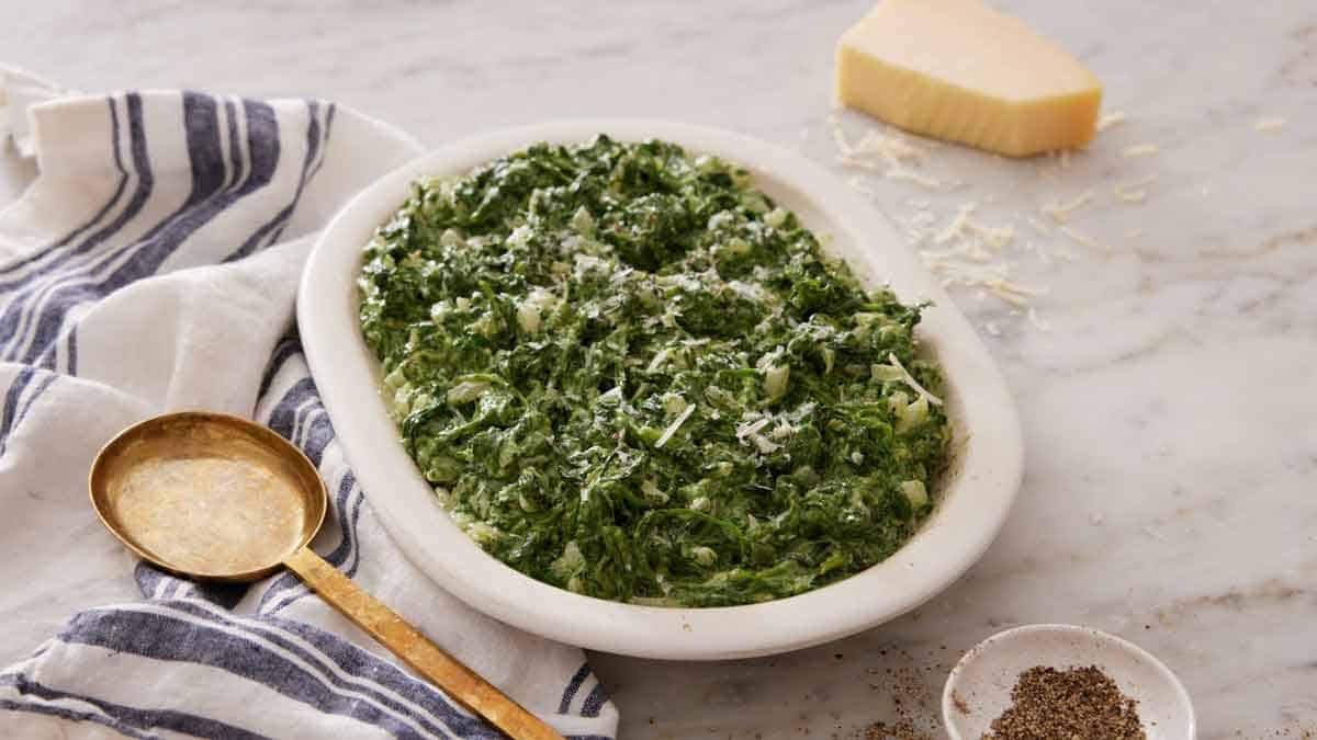 Creamed Spinach - Preppy Kitchen