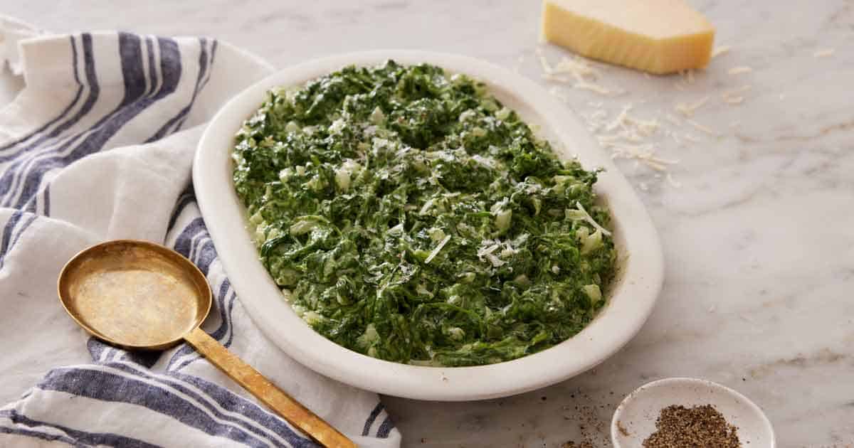 Creamed Spinach - Preppy Kitchen
