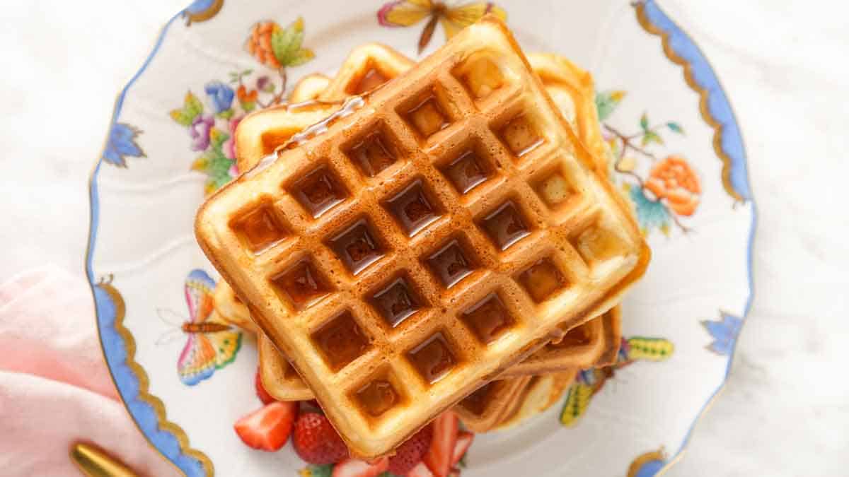 Waffle Recipe For One - One Dish Kitchen