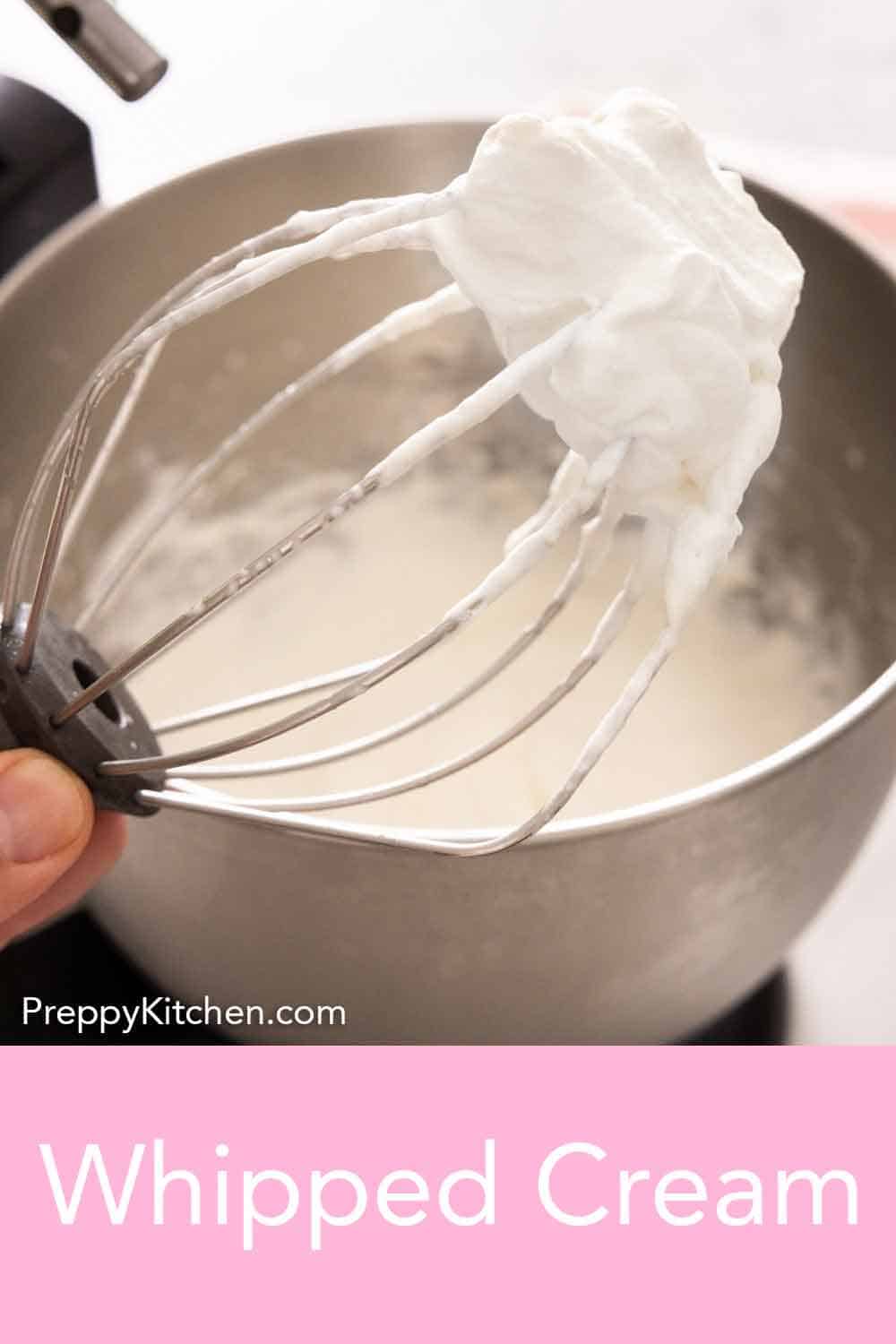 Whipped Cream Recipe - Preppy Kitchen