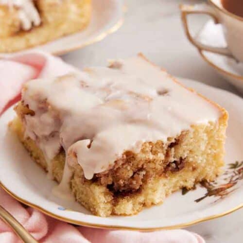 Cinnamon Roll Cake - Preppy Kitchen