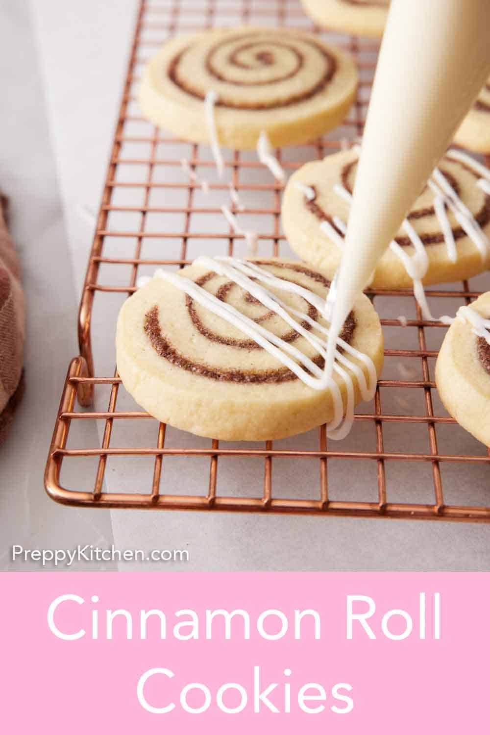 Cinnamon Roll Cookies Preppy Kitchen