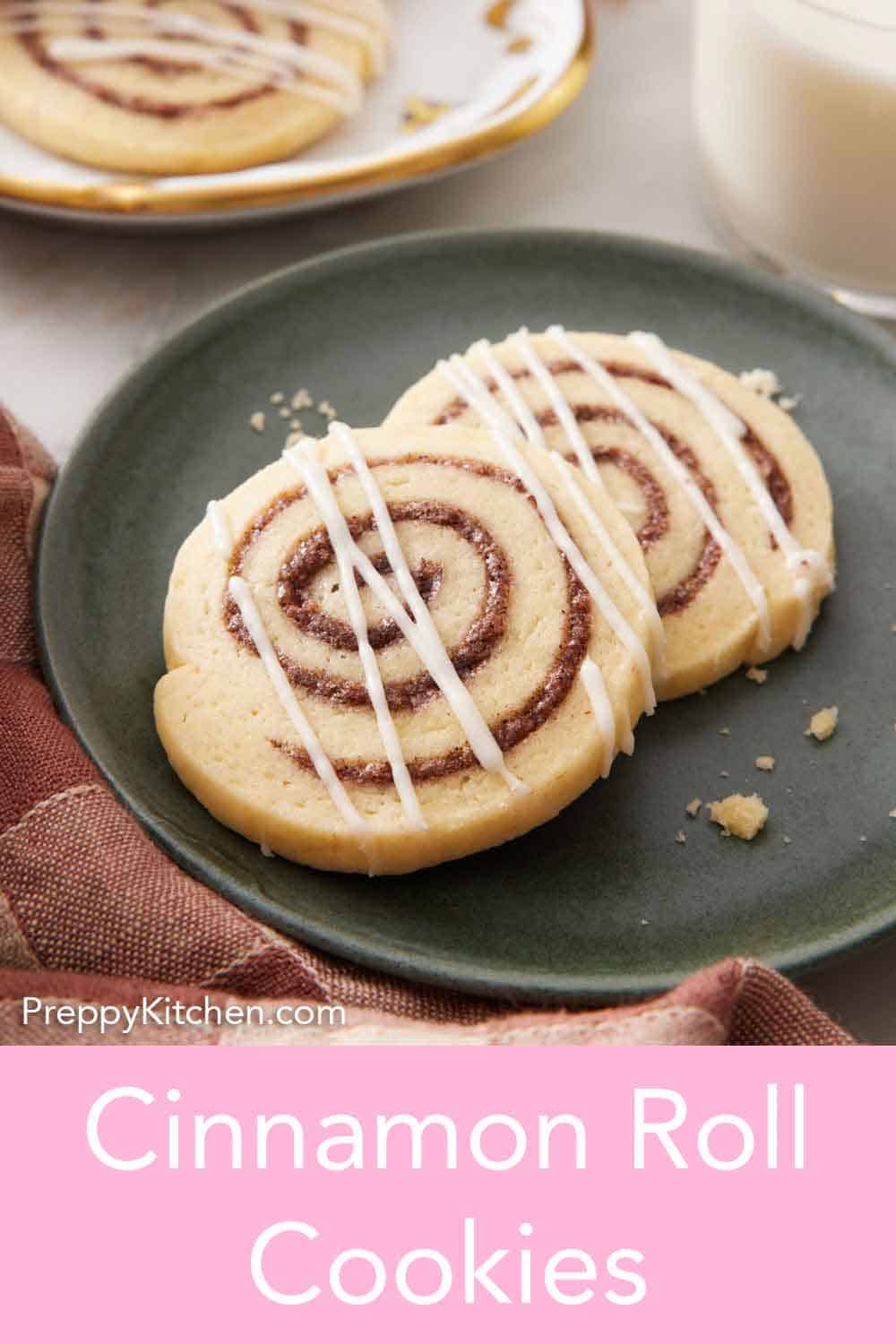 Cinnamon Roll Cookies Preppy Kitchen