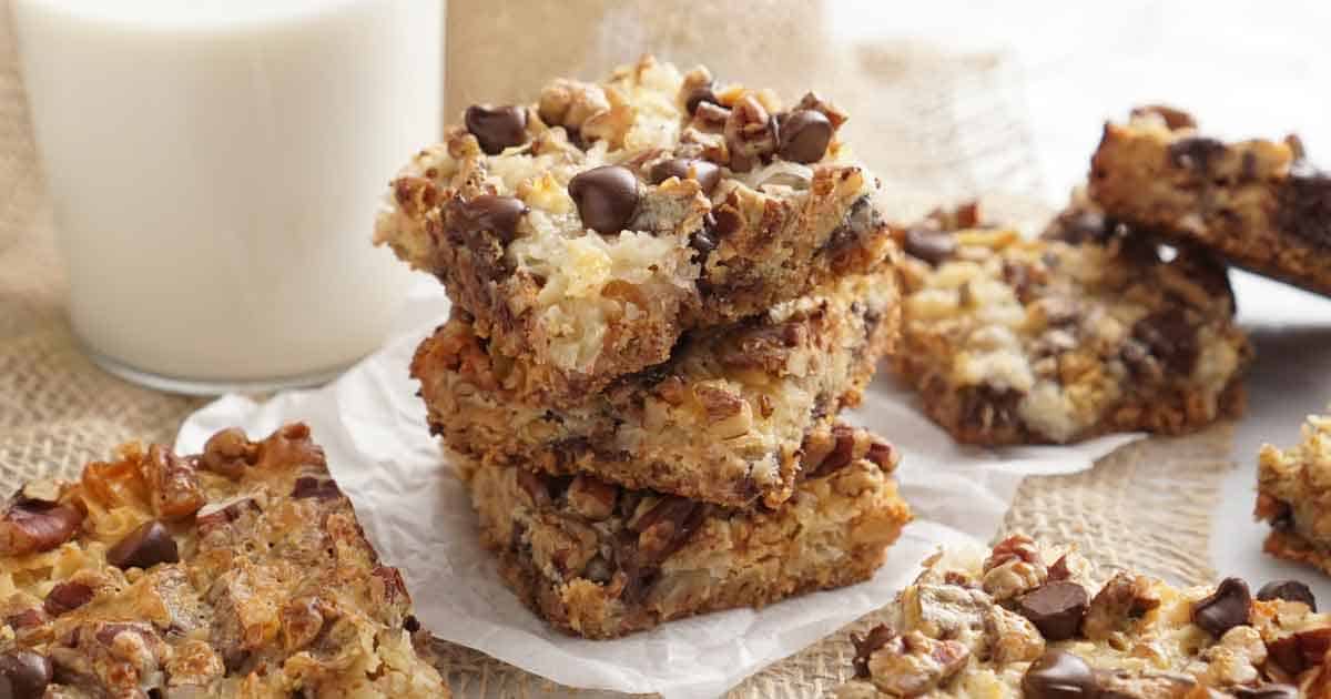 Magic Cookie Bars [preppykitchen.com]