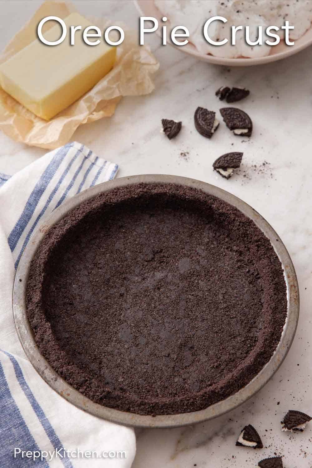 Oreo Pie Crust Preppy Kitchen