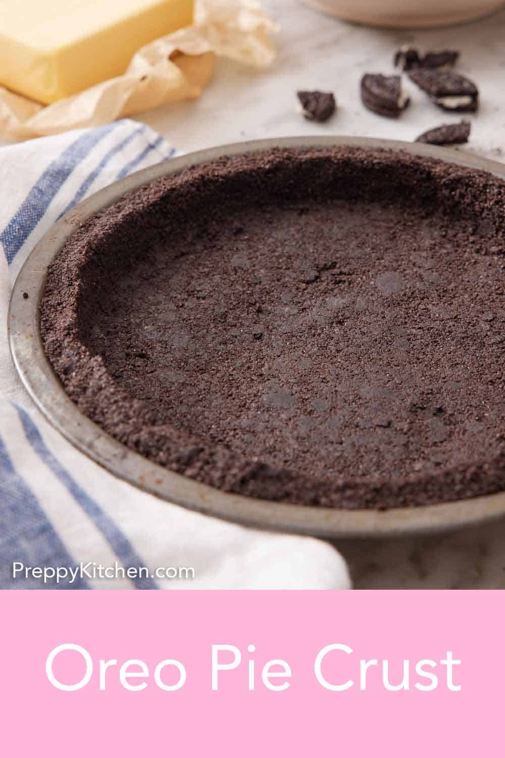 Oreo Pie Crust Preppy Kitchen