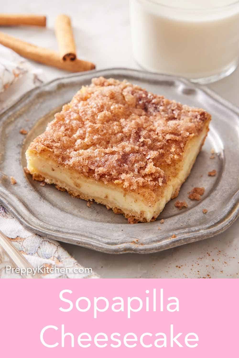 Sopapilla Cheesecake - Preppy Kitchen