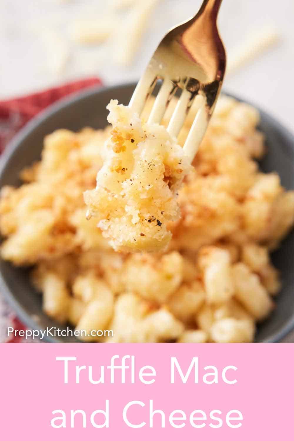 Truffle Mac and Cheese Preppy Kitchen