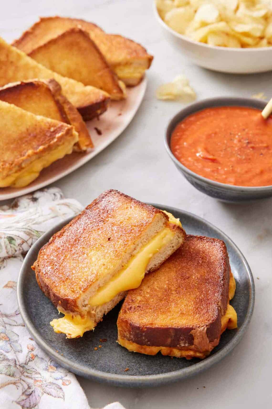 Air Fryer Grilled Cheese Preppy Kitchen