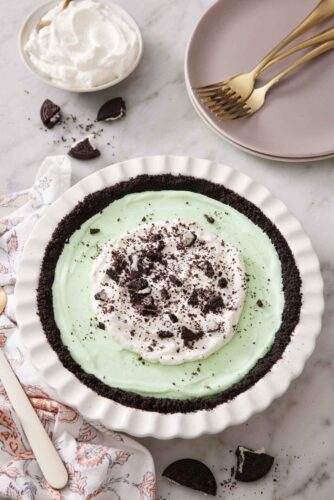 Grasshopper Pie - Preppy Kitchen