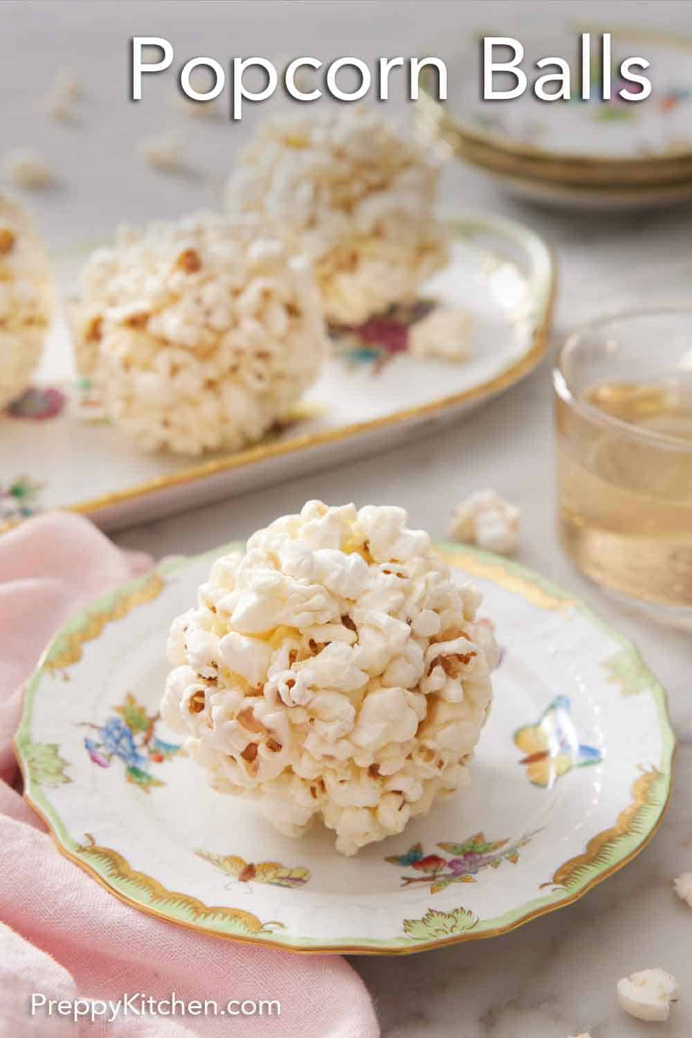 Popcorn Balls - Preppy Kitchen