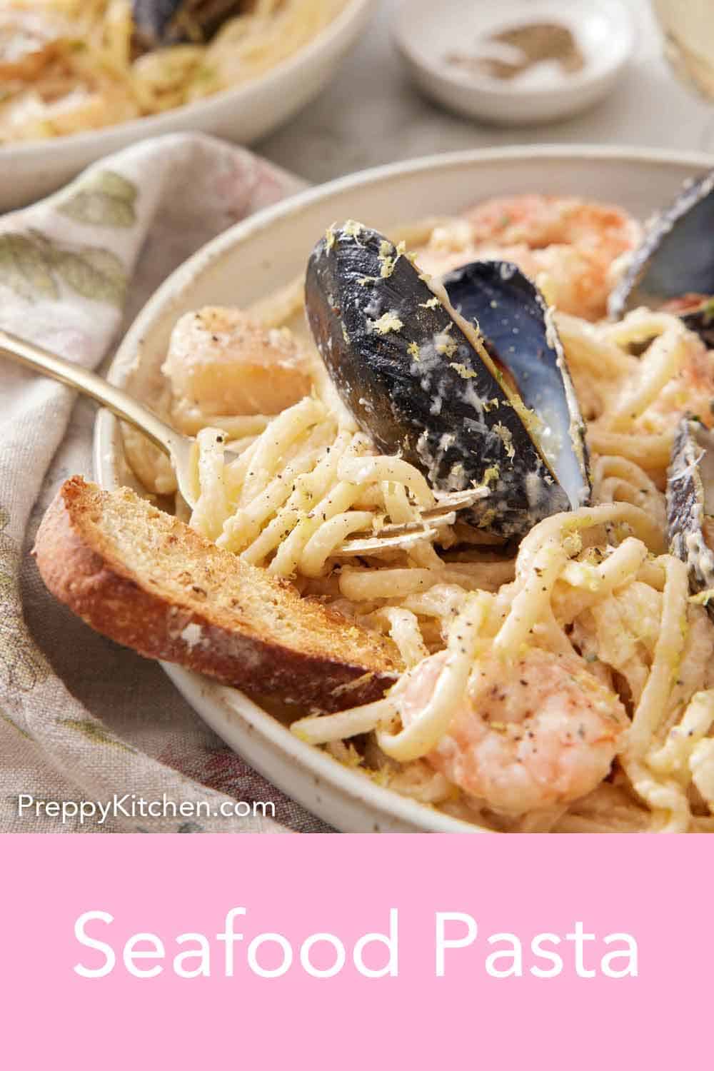 Seafood Pasta - Preppy Kitchen