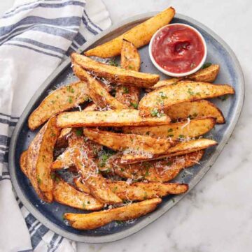 Air Fryer Potato Wedges - Preppy Kitchen