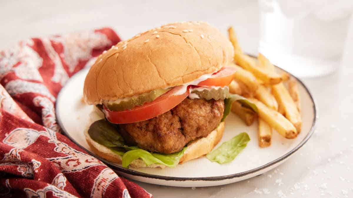 Air Fryer Turkey Burgers Preppy Kitchen