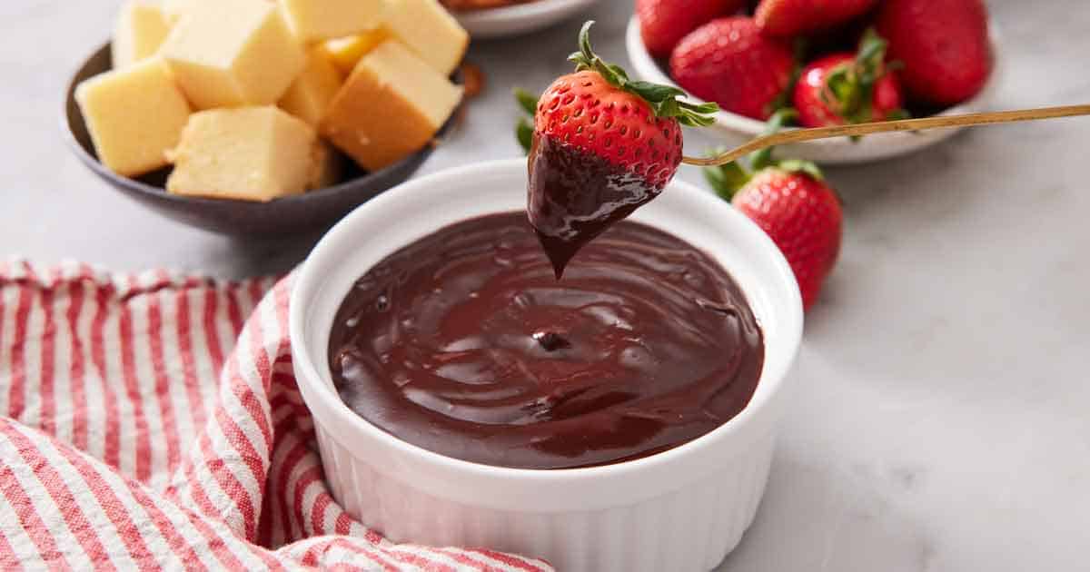 Chocolate Fondue Preppy Kitchen