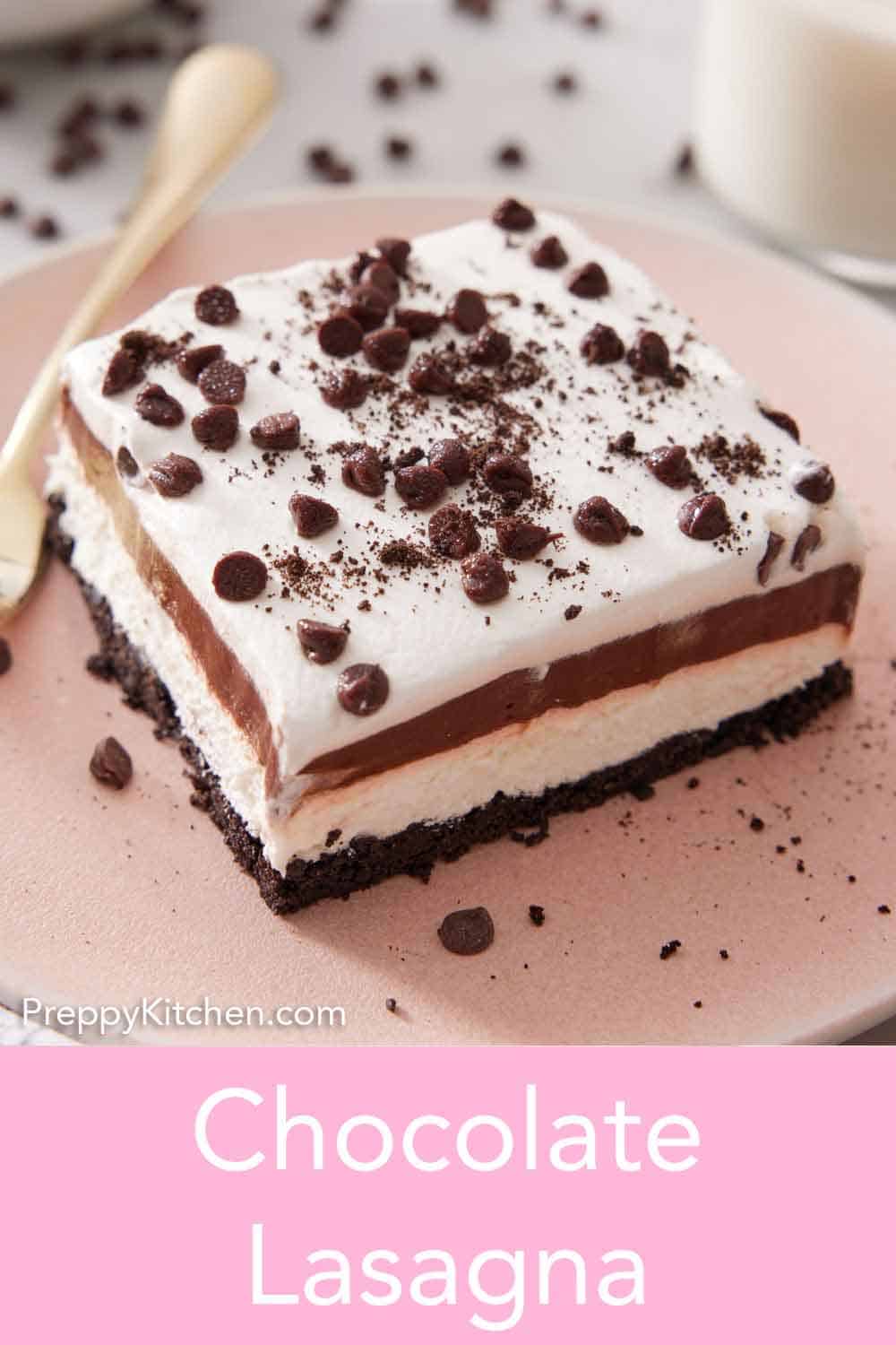 Chocolate Lasagna - Preppy Kitchen