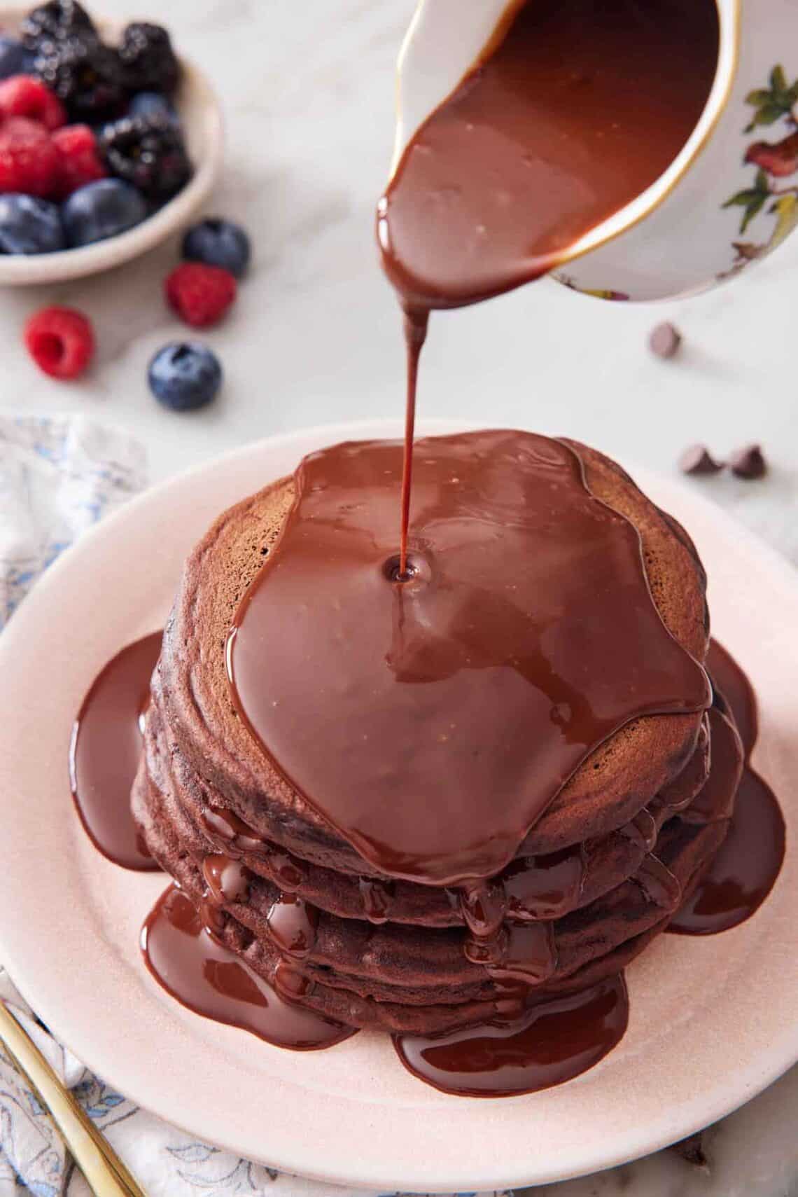 Chocolate Pancakes Preppy Kitchen