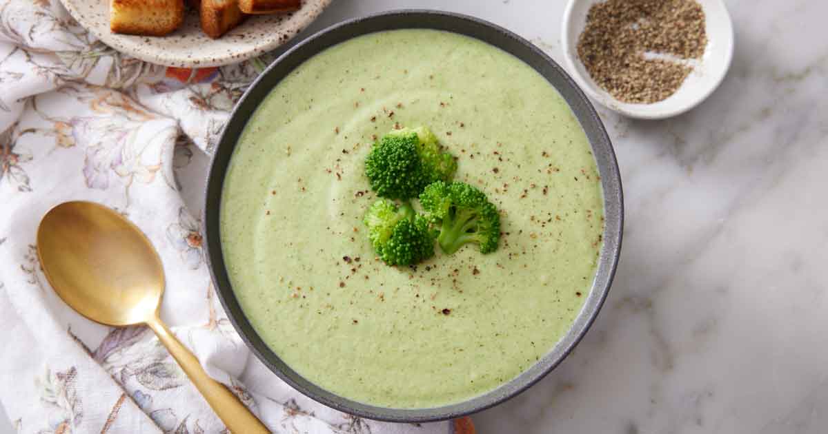 Cream of Broccoli Soup - Preppy Kitchen