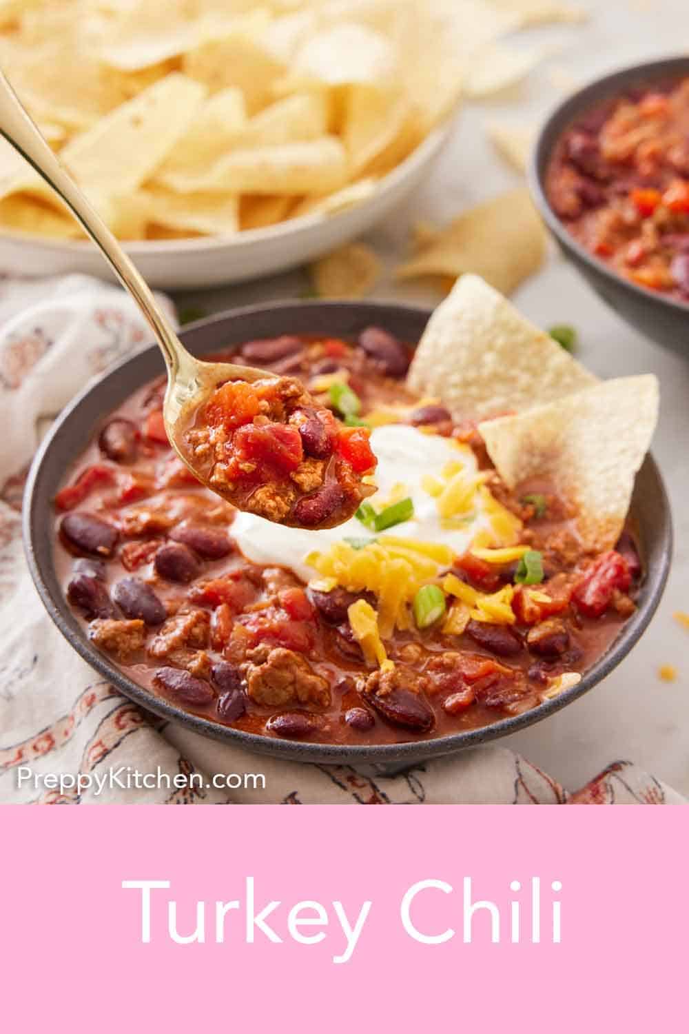 Turkey Chili Preppy Kitchen