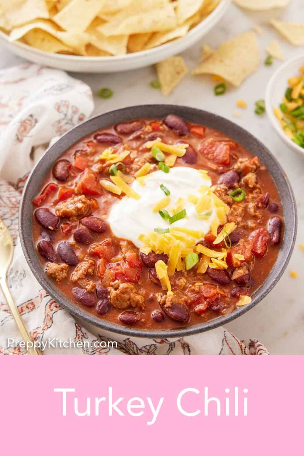 Turkey Chili - Preppy Kitchen