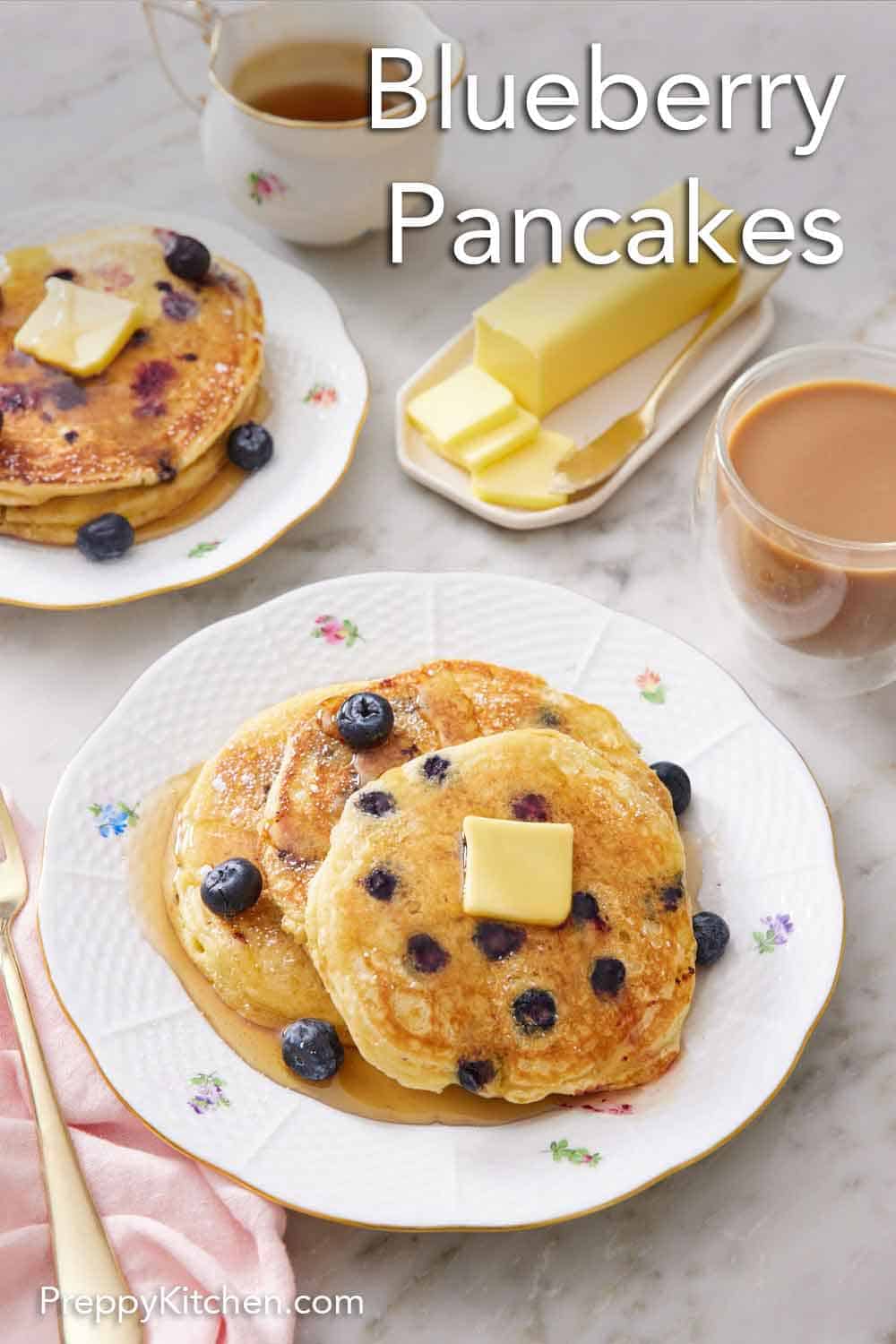 Blueberry Pancakes Preppy Kitchen