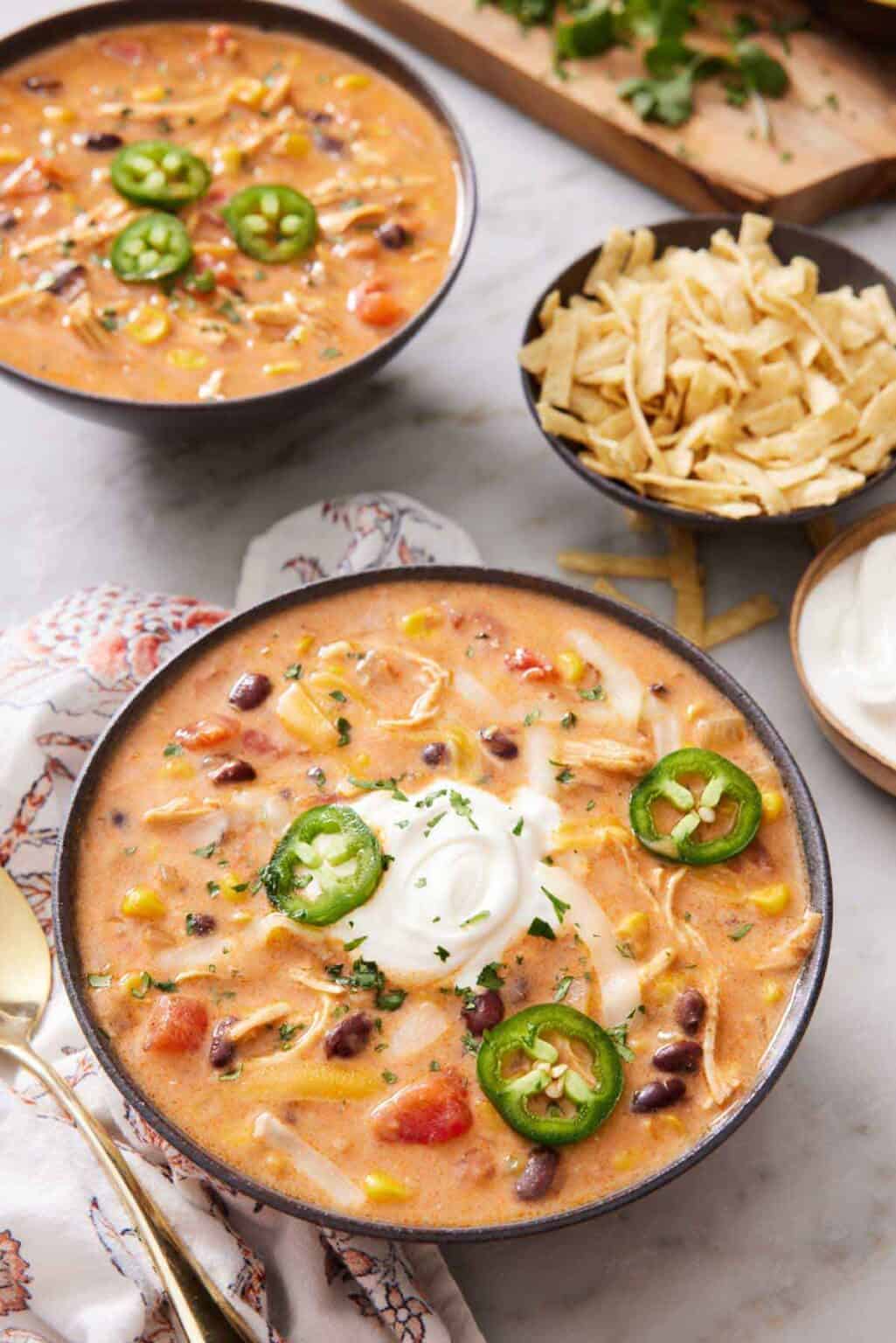 Chicken Enchilada Soup Preppy Kitchen