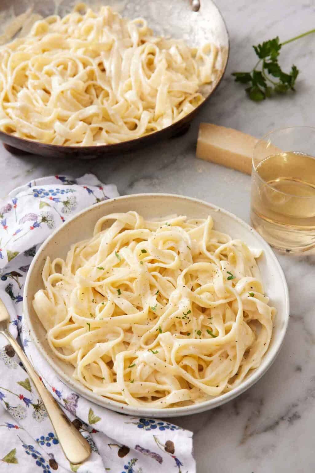 Fettuccine Alfredo - Preppy Kitchen