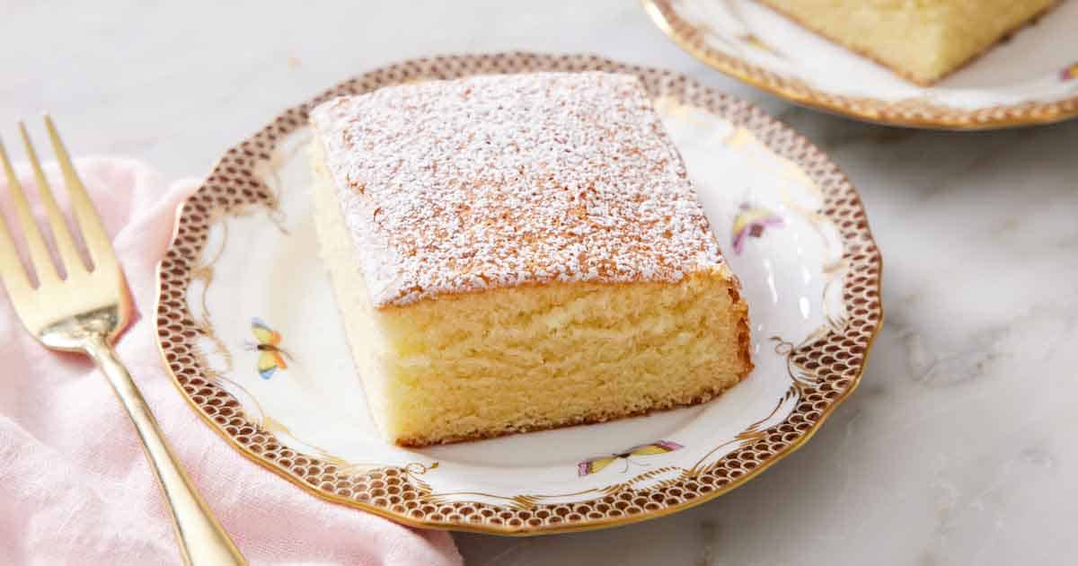 Hot Milk Cake [preppykitchen.com]