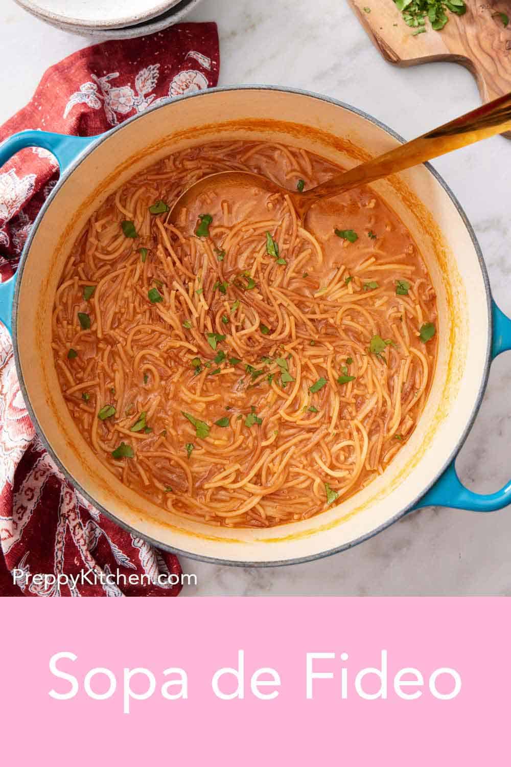 Sopa de Fideo - Preppy Kitchen