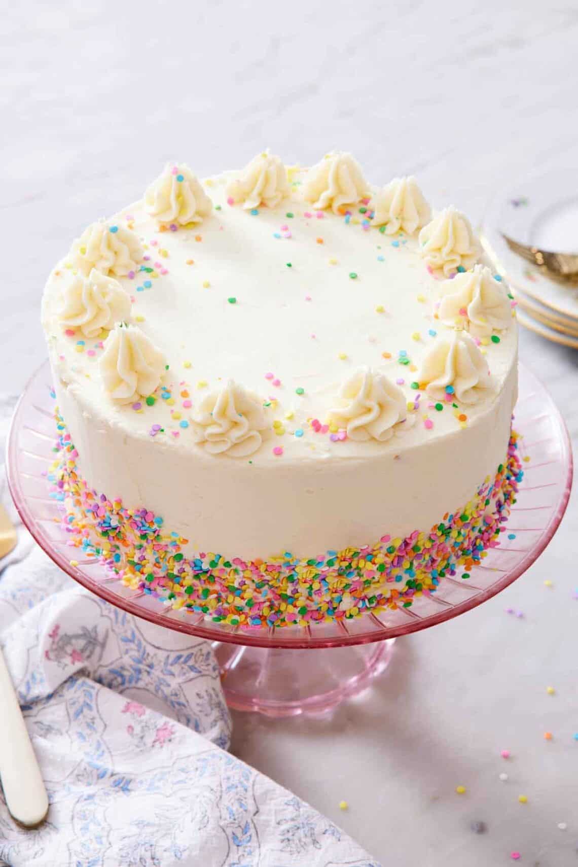 White Cake Recipe - Preppy Kitchen