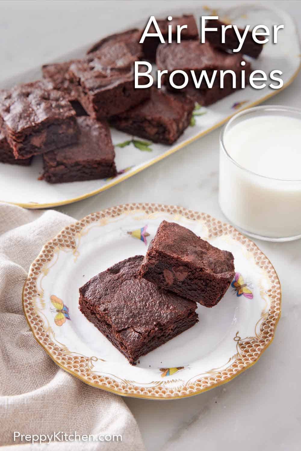 Easy Air Fryer Brownies Preppy Kitchen