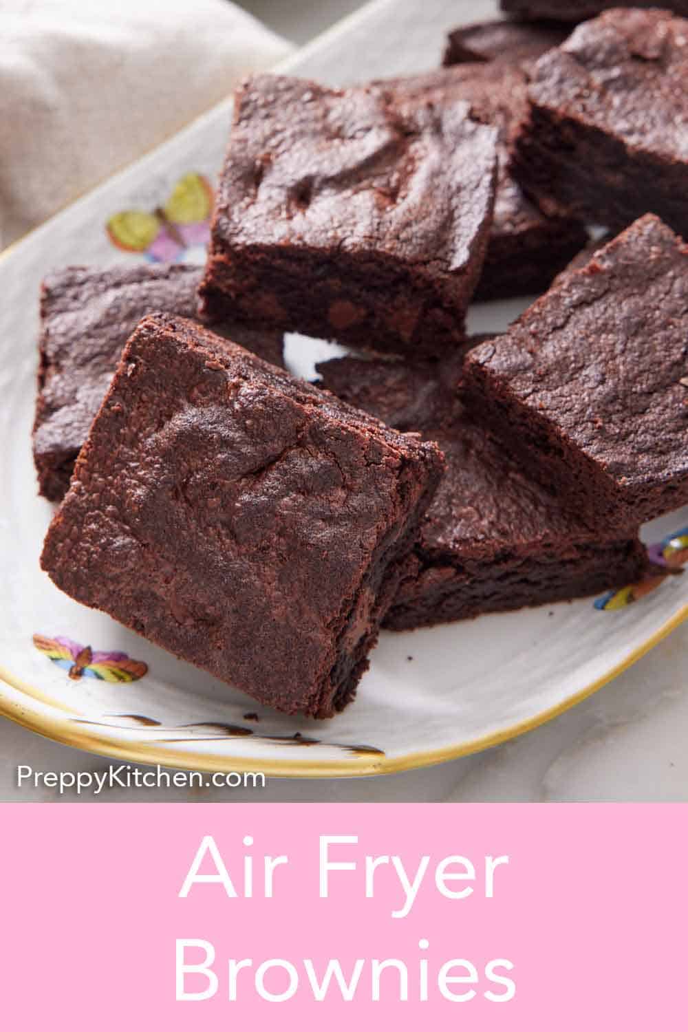 Easy Air Fryer Brownies Preppy Kitchen
