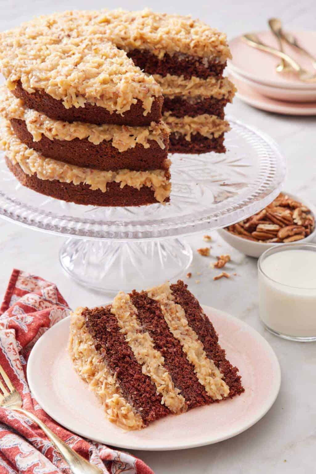 German Chocolate Cake Recipe Preppy Kitchen 0597