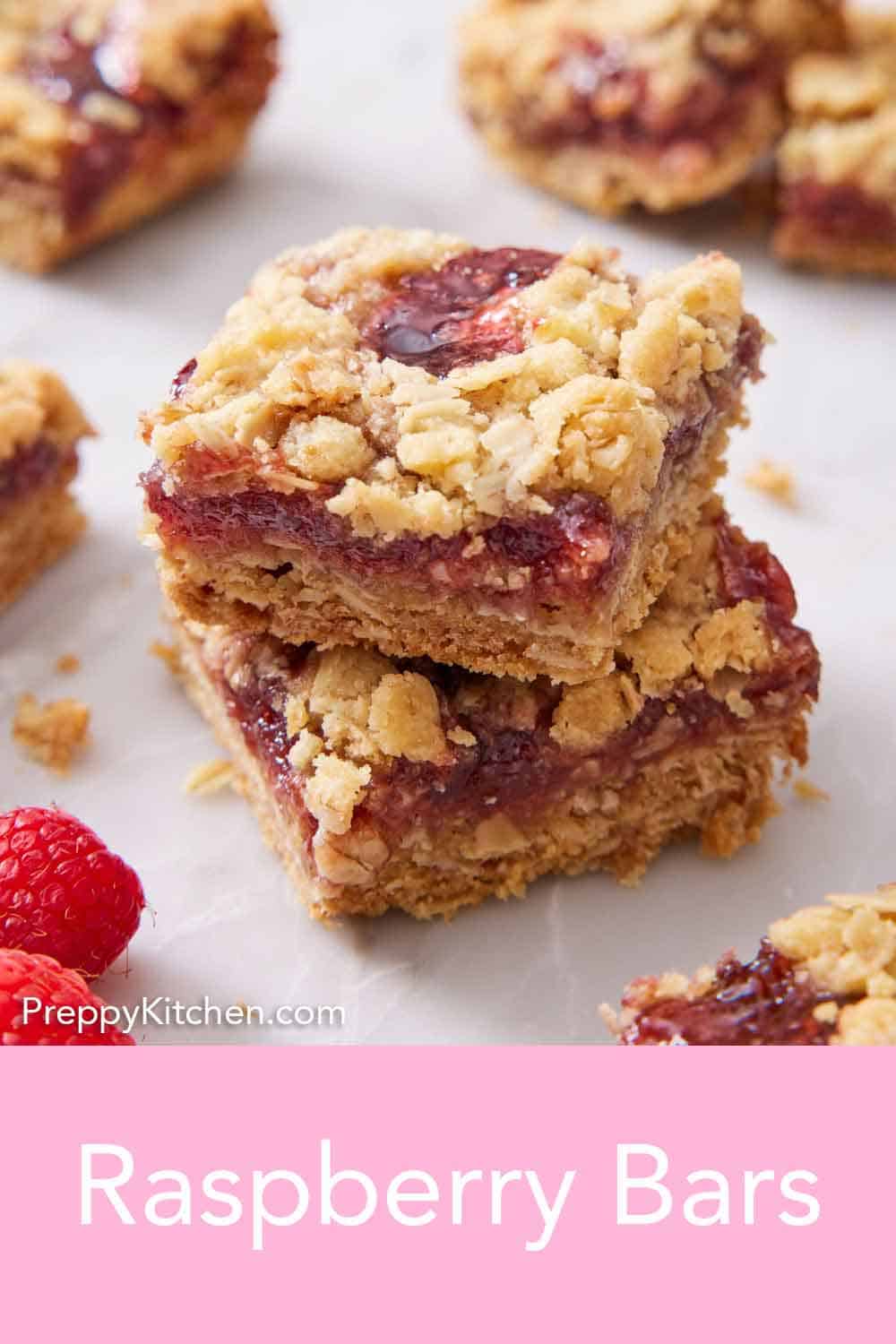 Raspberry Bars - Preppy Kitchen