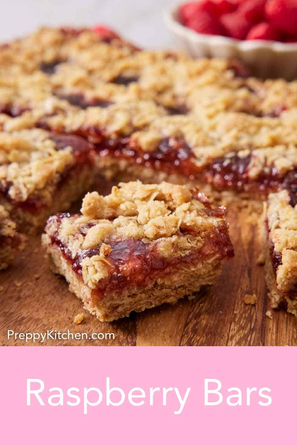 Raspberry Bars - Preppy Kitchen