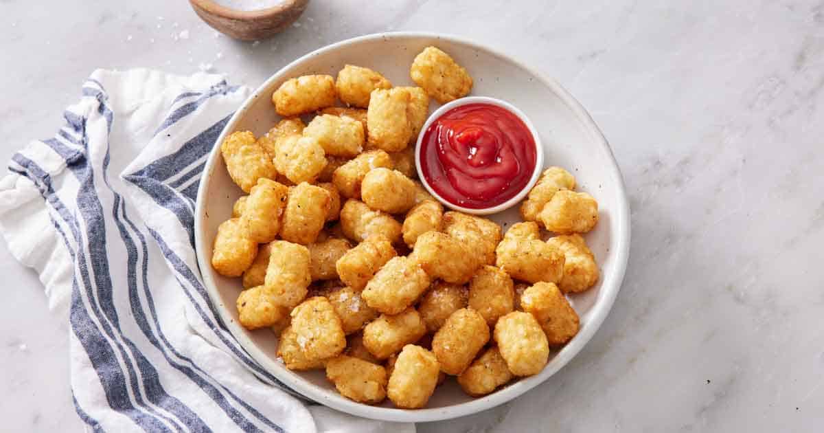 Air Fryer Tater Tots [preppykitchen.com]