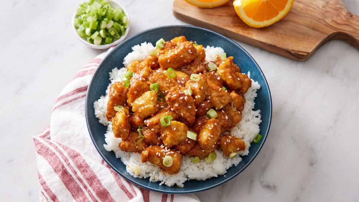 Air Fryer Orange Chicken - Preppy Kitchen